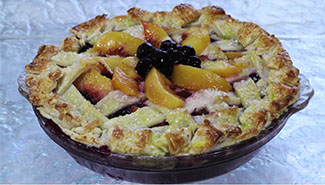 Rosie on the House Peach and Berry Pie