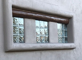 Rosie on the House Wood Framed Window