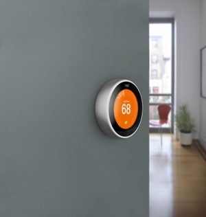 rosie on the house nest thermostat