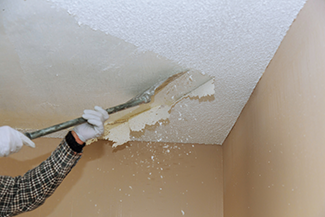 Rosie on the House Removing Popcorn Ceiling