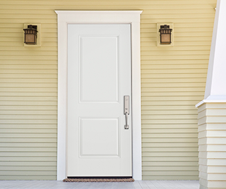 Rosie on the House Pella White Steel Door Yellow Home