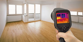 Rosie on the House Thermal imaging in house