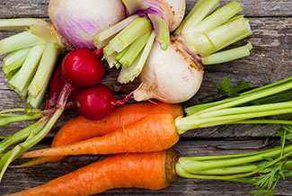 Rosie on the House Root Veggies