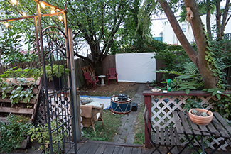 Rosie on the House Outdoor Movie Space