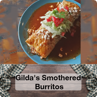 Rosie on the House Gildas Smothered Burritos Recipe